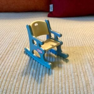 Vintage Little Tikes Rocking Chair for Doll’s House